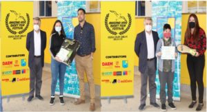 “Segundo lugar” y premio al” Más popular en el Festival Interescolar”Amazing kids shortfilm Festival”