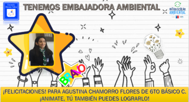 Embajadora Ambiental Agustina Chamorro