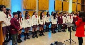 Coro de escuela Básica Talca participa en “Concurso Nacional de Coros”