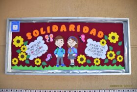 Acto cívico 3° básicos “Mes de la Solidaridad”