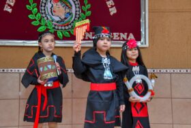 Acto cívico 1° básicos: “Día de la Mujer Indigena”