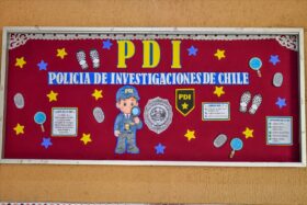 Acto cívico primeros básicos: “Aniversario policía de investigaciones de Chile y cambio de mando CGA”