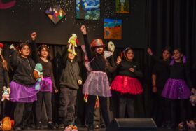 Escuela Básica Talca participa en el IV Encuentro de Teatro